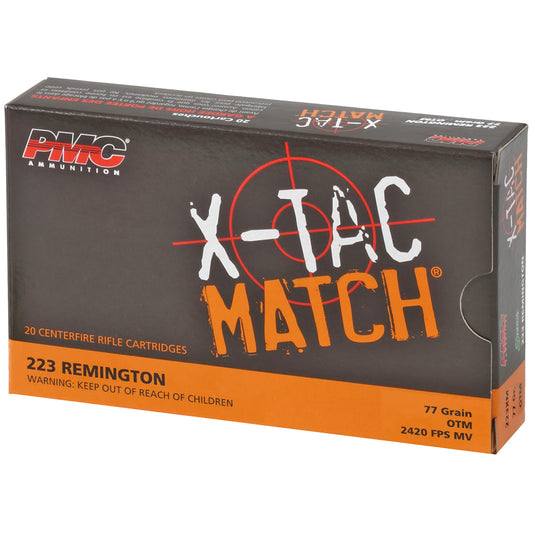 PMC XTAC MATCH .223 77GR OT 20/800