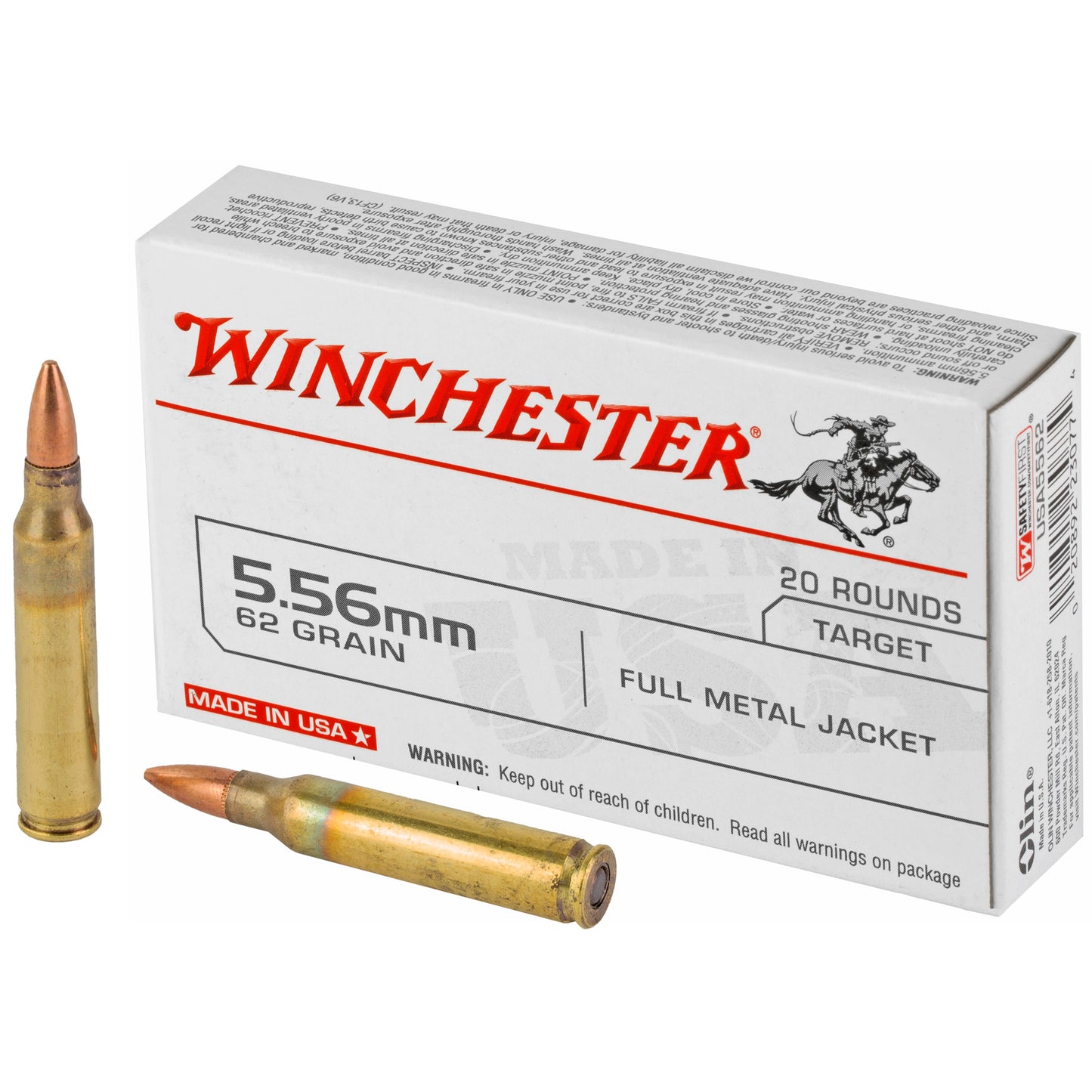 WINCHESTER 556 62GR FMJ 20/1000