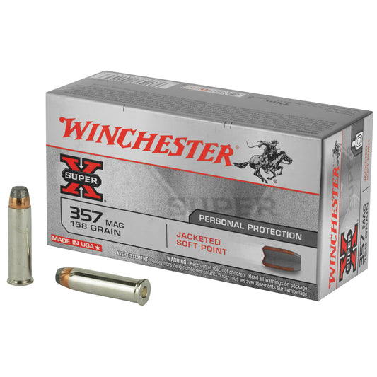 WINCHESTER .357 MAGNUM 158Gr JSP 50/500