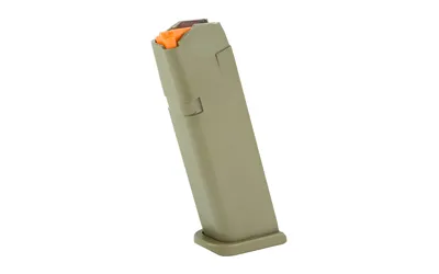 Glock Gen 5 Glock 17 OD Green 9mm 10/17 Round OEM Magazine (Blocked)
