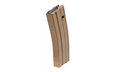 Duramag AR-15 .223/5.56 Bronze Aluminum 10/30 Magazine w/ Black Follower (Blocked)