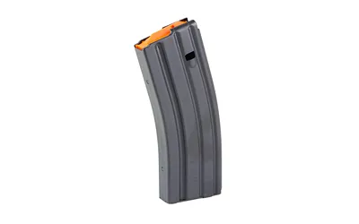 Duramag AR-15 .223/5.56 Steel 10/30 Magazine w/ Orange Follower (Blocked)